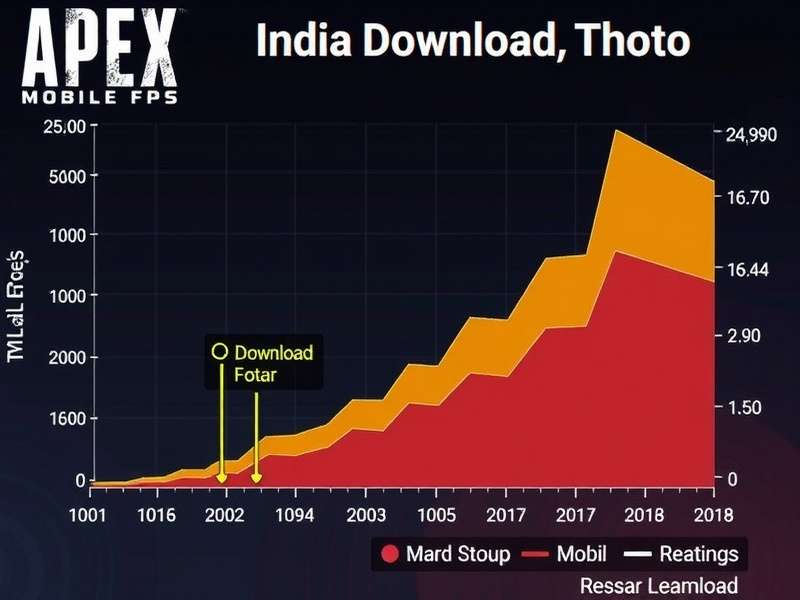 Apex Mobile FPS India Downloads Graph